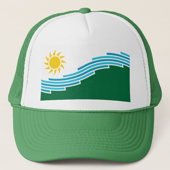 Casquette Drapeau de Spokane, Washington (Devant)