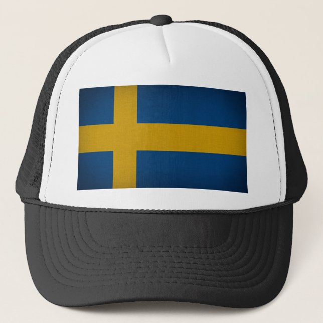 Casquette Drapeau de Suède (Devant)