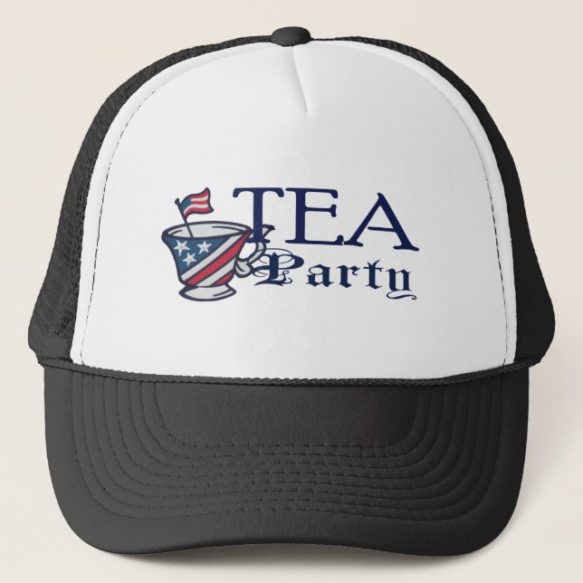 Casquette Drapeau de thé politique (Devant)