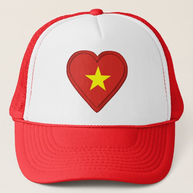 Casquette Drapeau de Vietnamien du Vietnam (Devant)