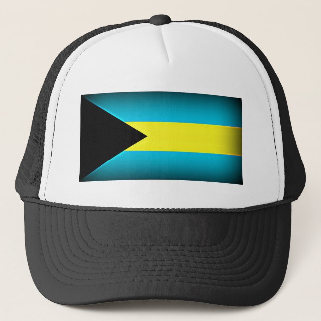 Casquette Drapeau des Bahamas Arête sombre (Devant)