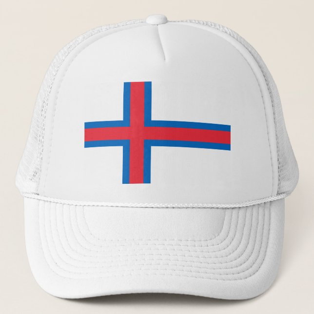 Casquette Drapeau des îles Féroé Trucker Hat (Devant)