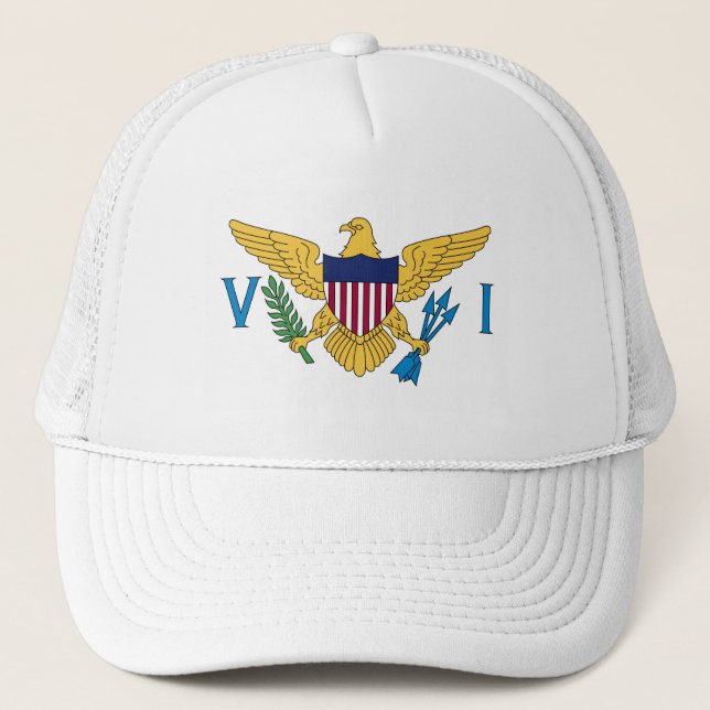Casquette Drapeau des îles Vierges américaines patriotiques (Devant)