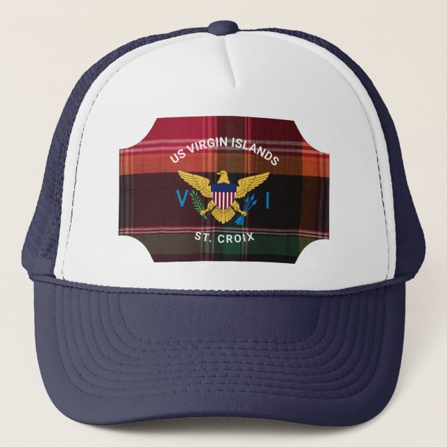 Casquette Drapeau des îles Vierges américaines St. Croix Mad (Devant)