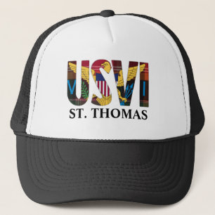 Casquette Drapeau des îles Vierges américaines St Thomas USV