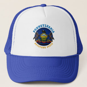 CASQUETTE DRAPEAU D'ÉTAT DE PENNSYLVANIA KEYSTONE