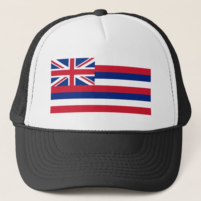 Casquette Drapeau d'État Hawaii, Hawaiian Aloha Paradise (Devant)