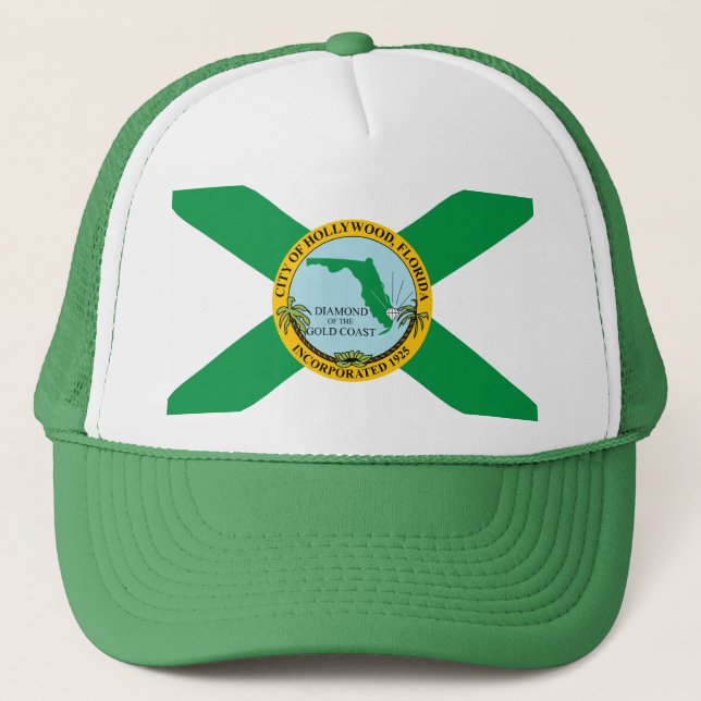 Casquette Drapeau d'Hollywood, Floride (Devant)