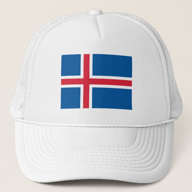 Casquette Drapeau d'Islande (Devant)