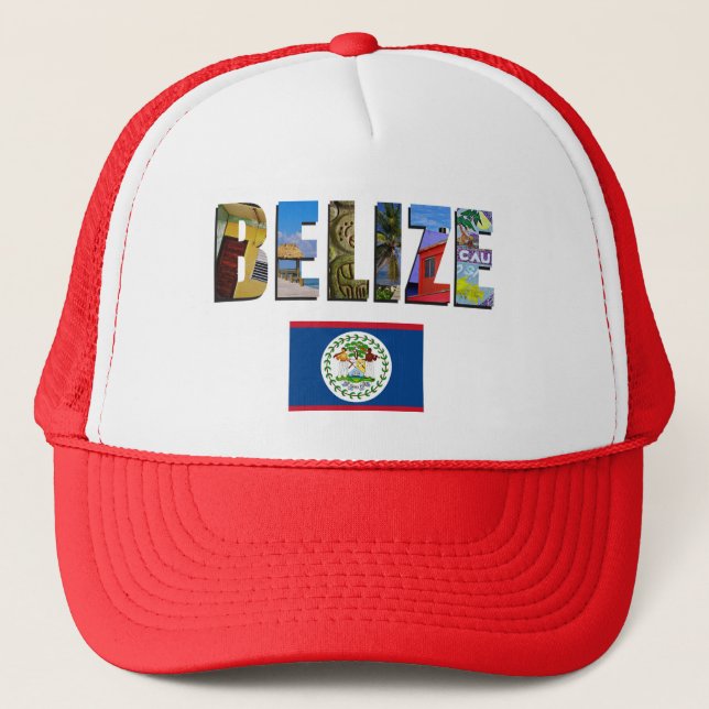Casquette Drapeau du Belize (Devant)