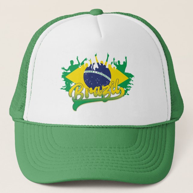 Casquette Drapeau du Brésil (Devant)
