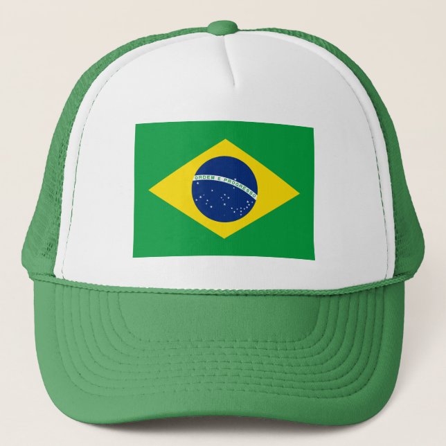 Casquette Drapeau du Brésil patriotique (Devant)