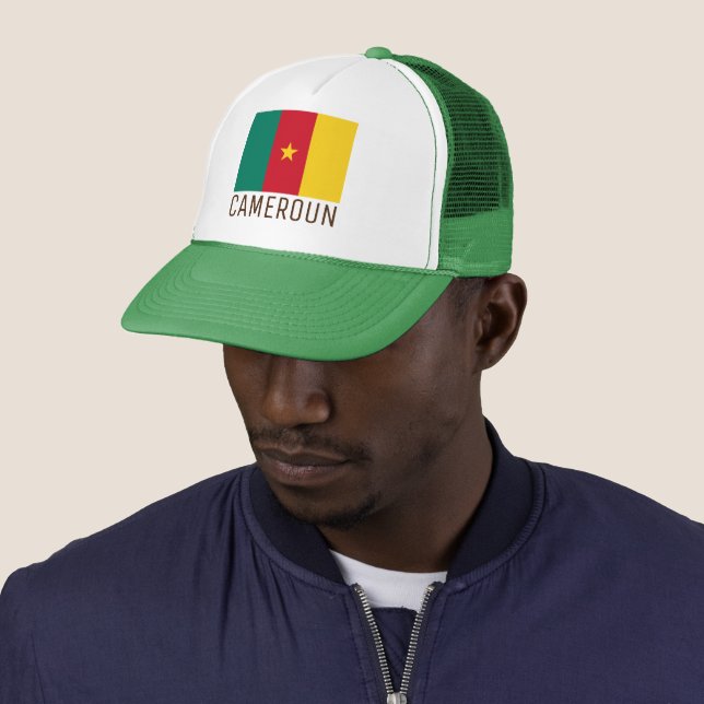 Casquette Drapeau du Cameroun (En situation)