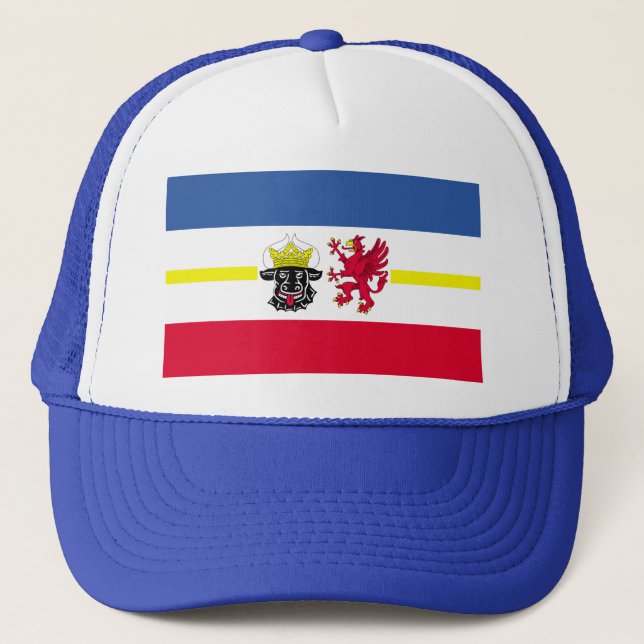 Casquette Drapeau du chapeau de camion Mecklenburg-Poméranie (Devant)
