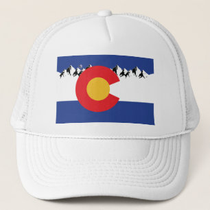 Casquette Drapeau du Colorado aux montagnes