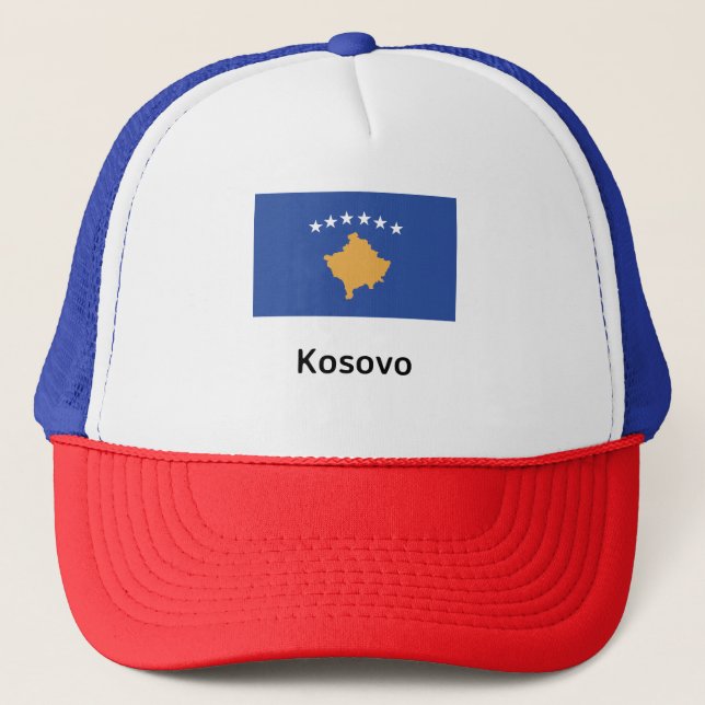 Casquette Drapeau du Kosovo (Devant)