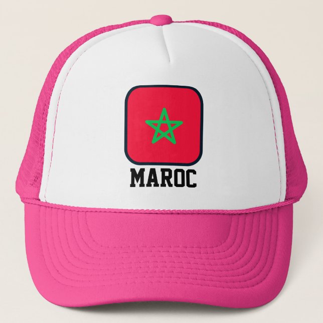 Casquette Drapeau du Maroc (Devant)