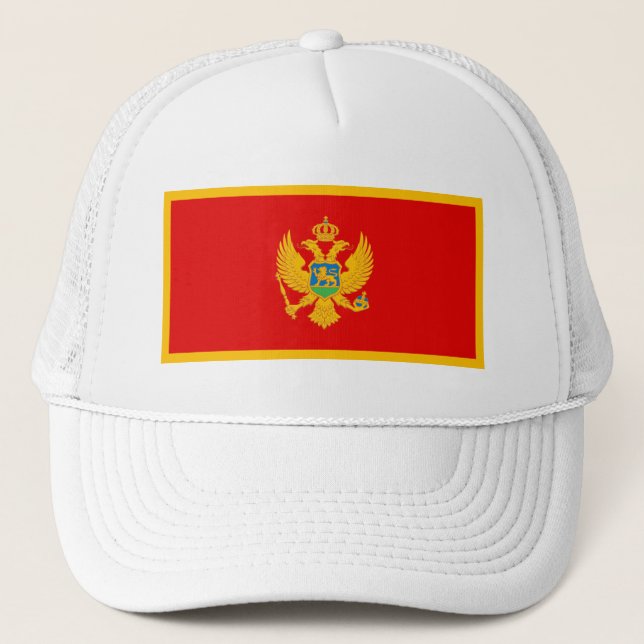 Casquette Drapeau du Monténégro (Devant)