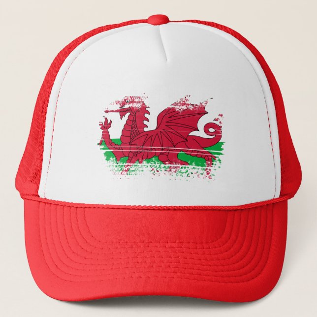 Casquette Drapeau du Pays de Galles (Devant)