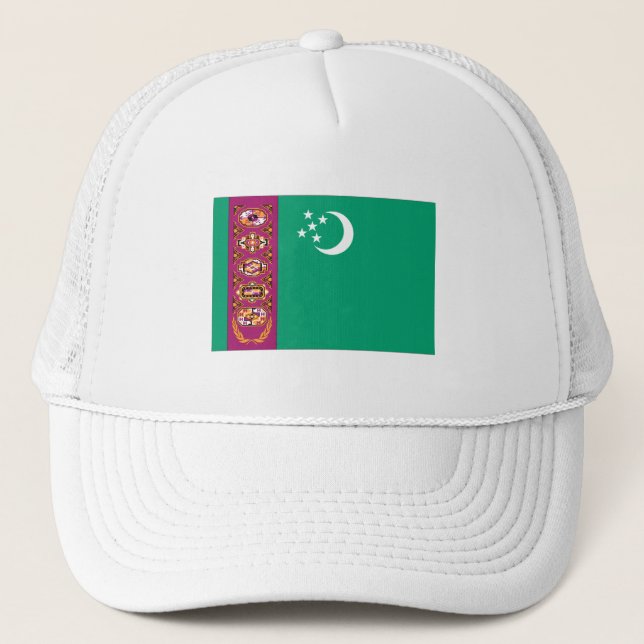 Casquette Drapeau du Turkménistan (Devant)