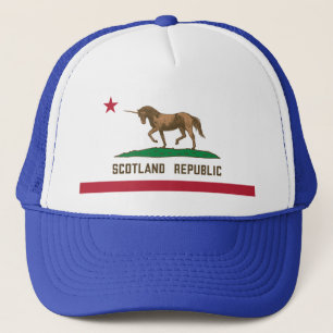 Casquette Drapeau écossais Californie Unicorne