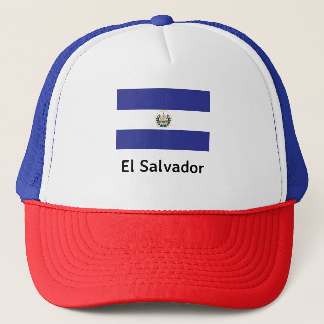 Casquette Drapeau El Salvador (Devant)