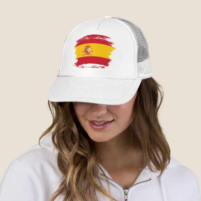 Casquette Drapeau espagnol (En situation)
