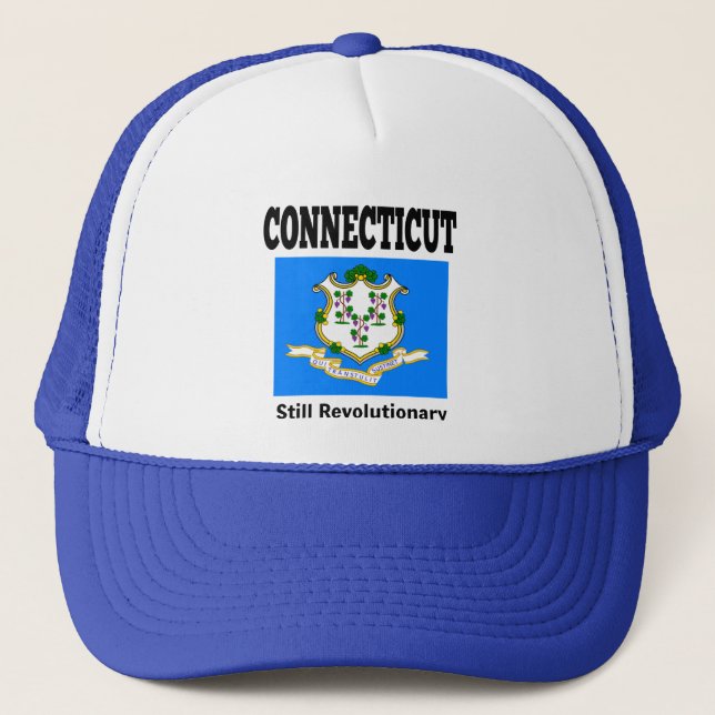 Casquette Drapeau et devise du Connecticut (Devant)