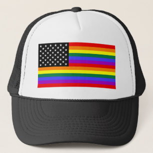 Casquette Drapeau gai de fierté de l'Amérique