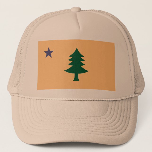 Casquette Drapeau historique du Maine (1901-1909) (Devant)