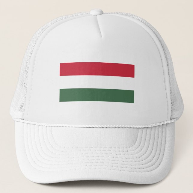 Casquette Drapeau Hongrie tricolore (Devant)