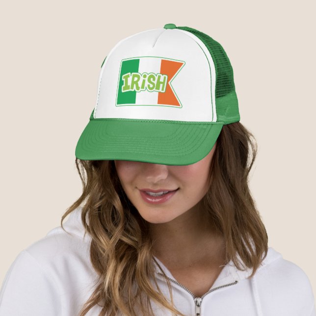 Casquette Drapeau irlandais (En situation)