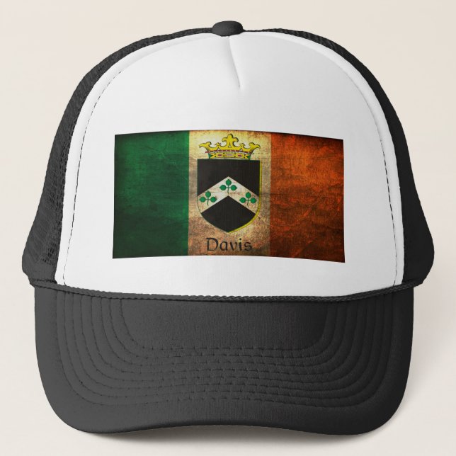 Casquette Drapeau irlandais Davis Crest (Devant)