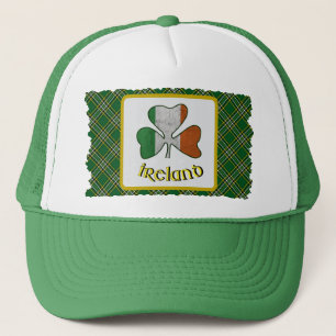 Casquette Drapeau irlandais Shamrock national irlandais Tart