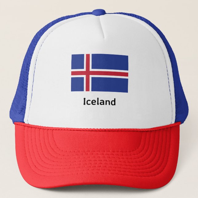 Casquette Drapeau Islande (Devant)