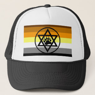 Casquette Drapeau juif de fierté d'ours