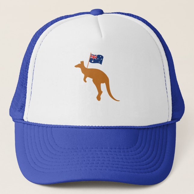 Casquette drapeau kangourou australien (Devant)