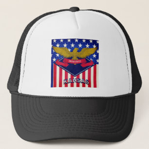 Casquette Drapeau Kansas USA