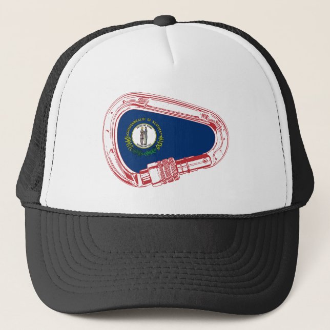 Casquette Drapeau Kentucky Escalade carabiner (Devant)