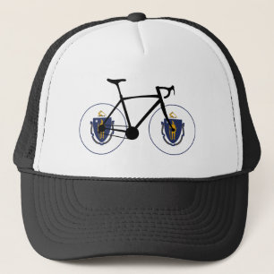 Casquette Drapeau Massachusetts Cyclisme