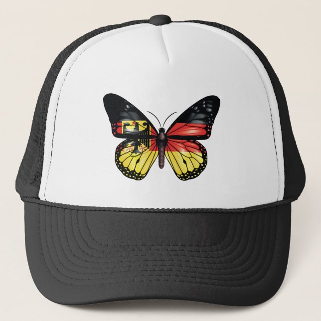 Casquette Drapeau monarque à papillon allemand (Devant)