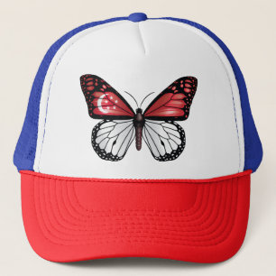 Casquette Drapeau monarque papillon de Singapour Tri-Blend