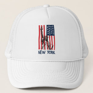 Casquette Drapeau New York NY Statue de Liberty USA Amérique