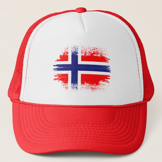 Casquette Drapeau norvégien (Devant)
