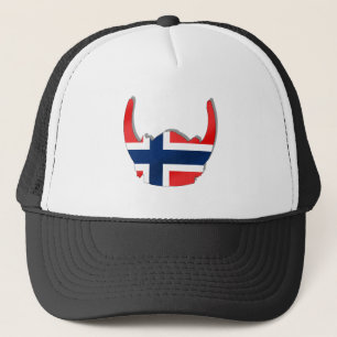 Casquette Drapeau norvégien de casque de la Norvège Viking