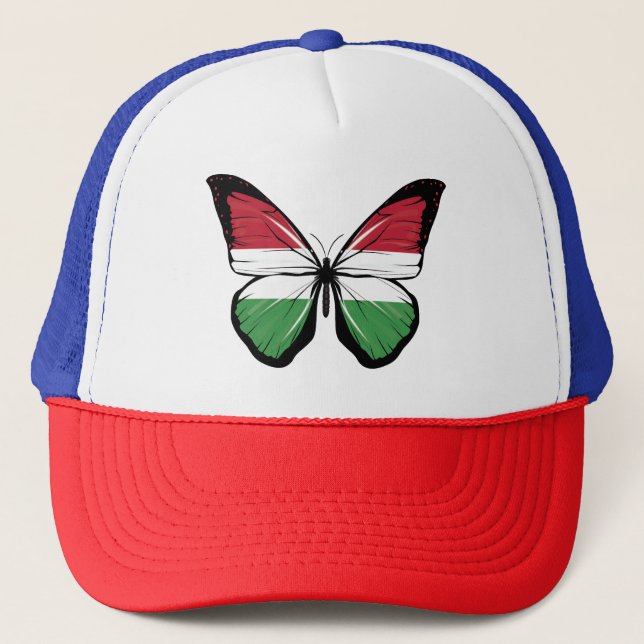 Casquette Drapeau papillon de Hongrie (Devant)