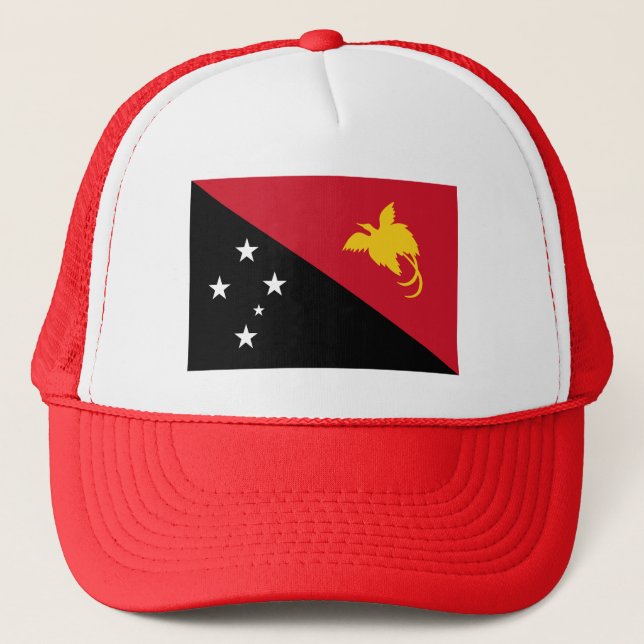 Casquette Drapeau Papouasie-Nouvelle-Guinée (Devant)