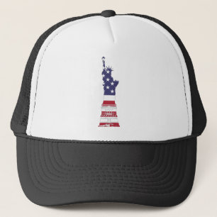 Casquette Drapeau patriotique de la statue de la liberté