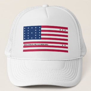 Casquette Drapeau patriotique de l'atoll de Bikini