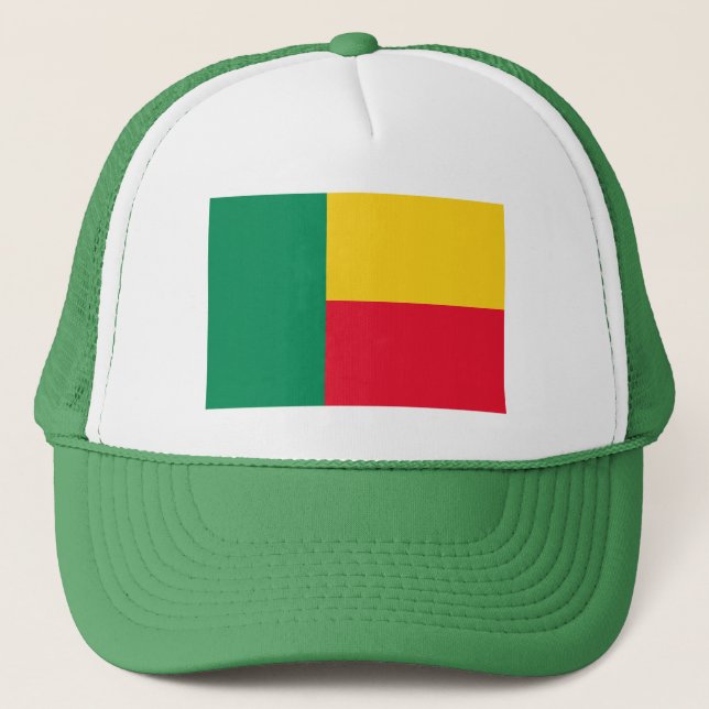 Casquette Drapeau patriotique du Bénin (Devant)